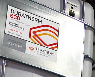 IBC mit umweltfreundlichem Thermoöl Duratherm 630.